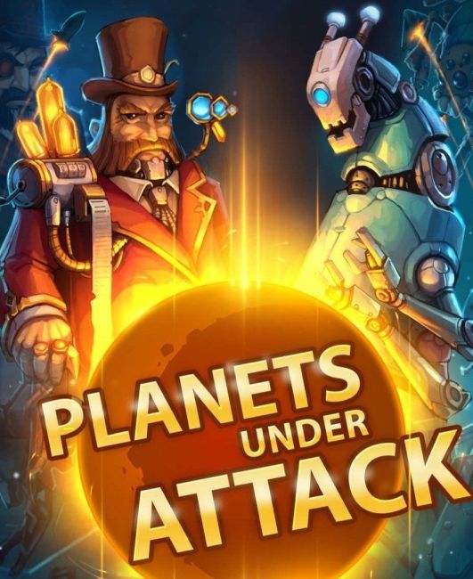 Обложка инди-игры Planets Under Attack