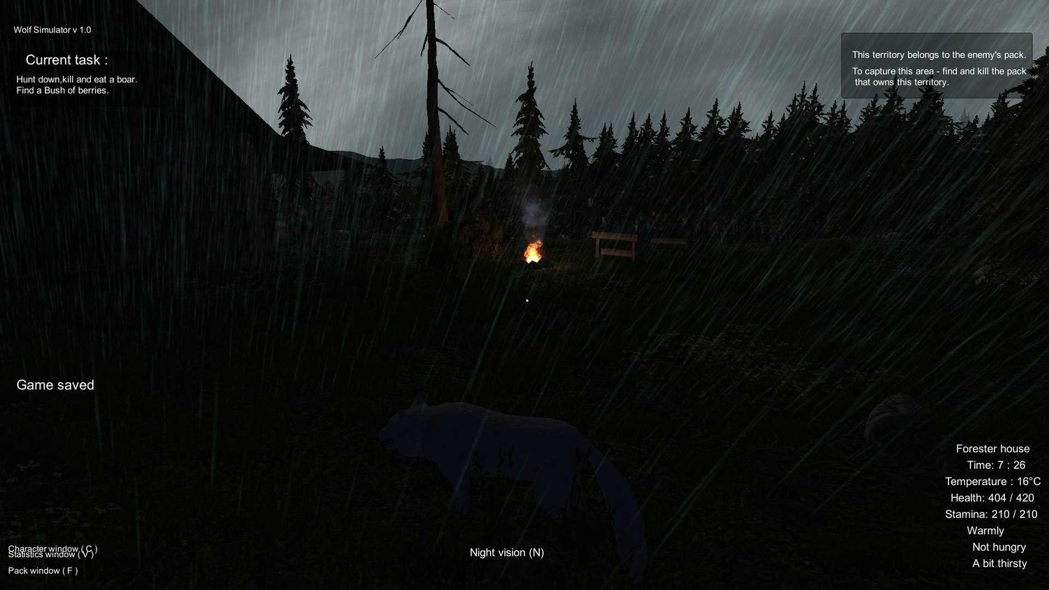 Wolf Simulator - Скриншот 3