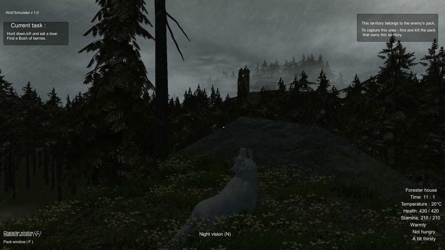 Wolf Simulator - Скриншот 1