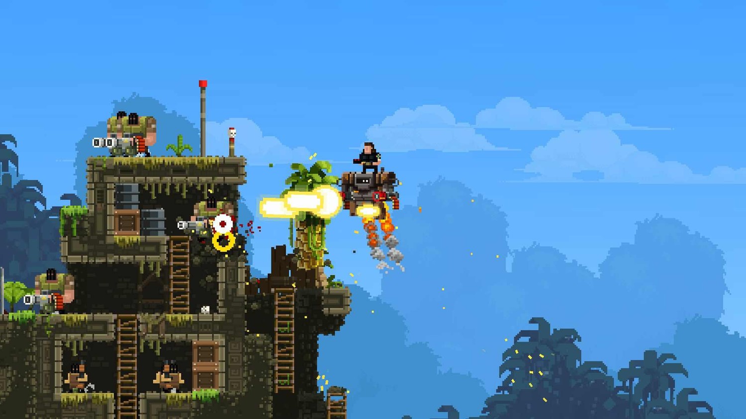 Broforce как играть вдвоем на одном компьютере