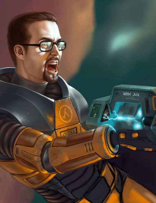 Обложка инди-игры Half-Life 2D: Codename Gordon F