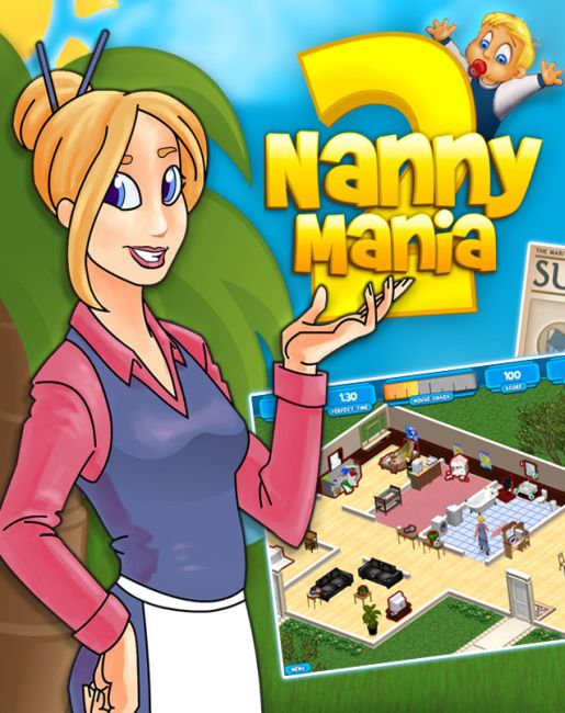 Обложка инди-игры Nanny Mania 2: Hollywood