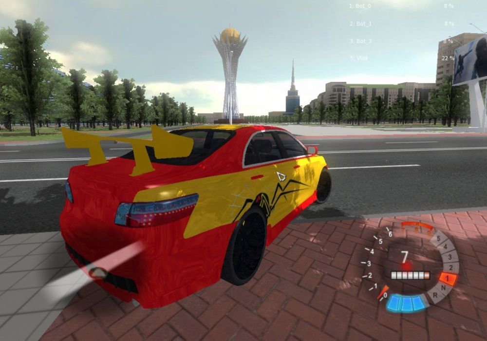 Astana Racer - Скриншот 1