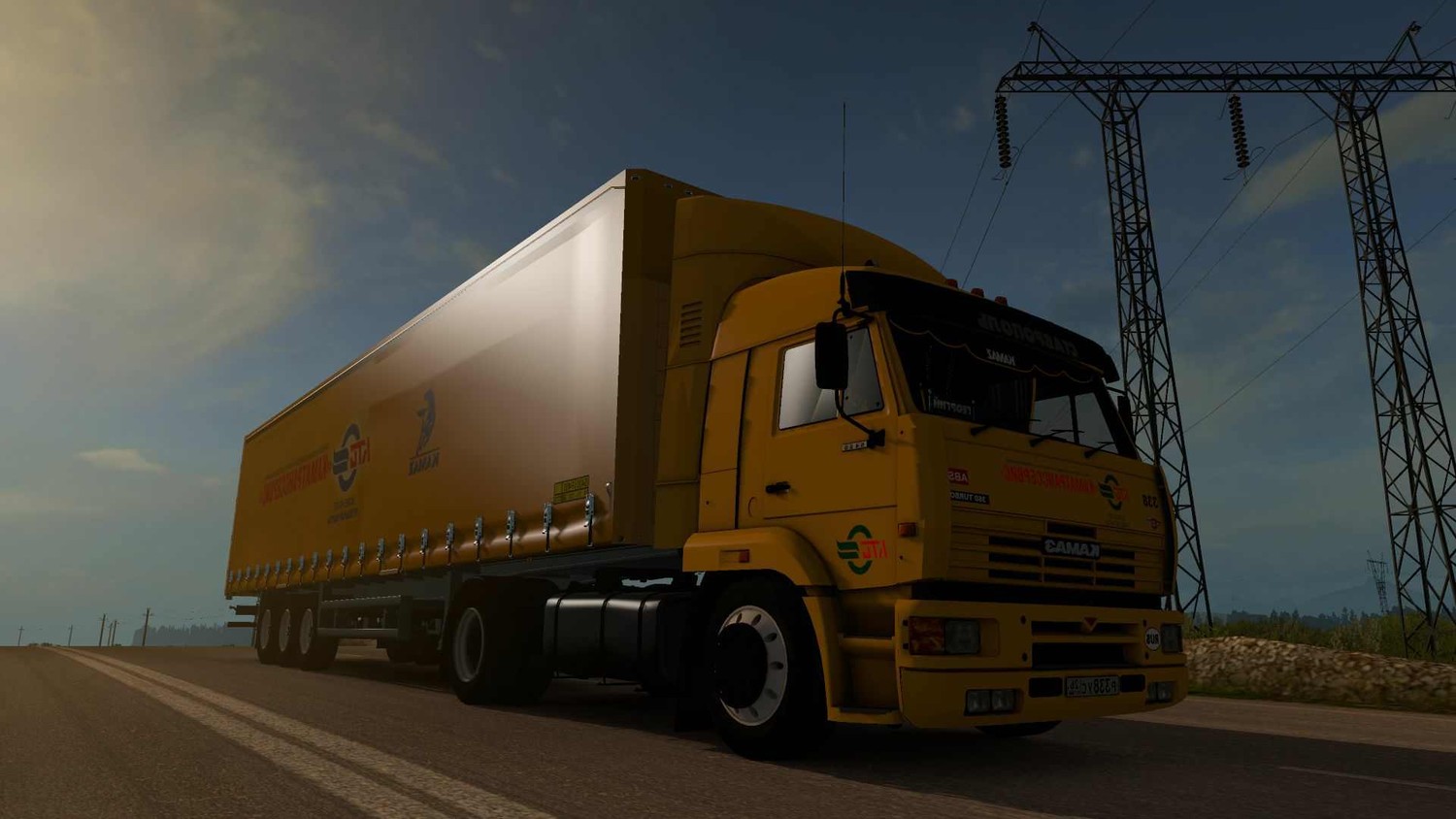 Euro Truck Simulator: Камаз Мод - Скриншот 1