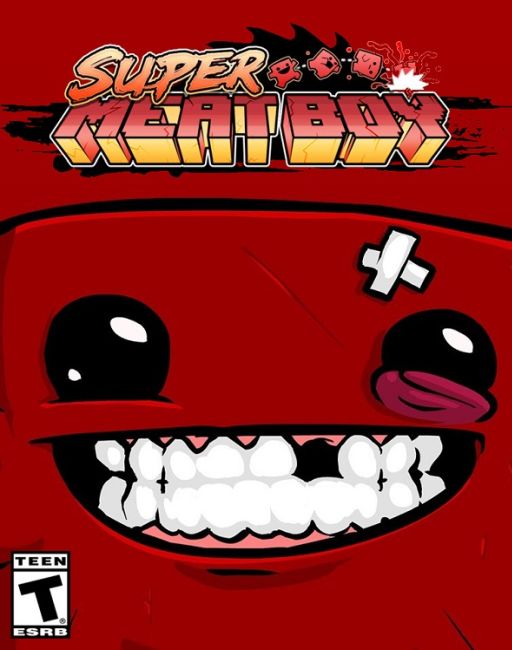 Обложка инди-игры Super Meat Boy