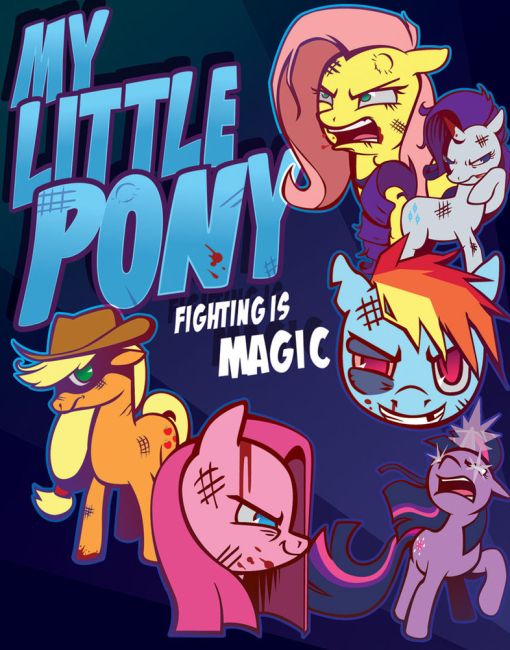 Обложка инди-игры My Little Pony: Fighting is Magic