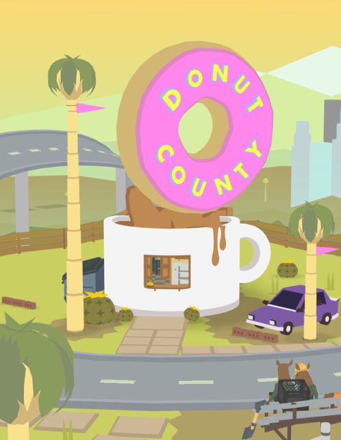 Обложка инди-игры Donut County