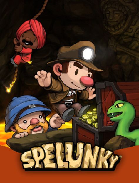 Обложка инди-игры Spelunky