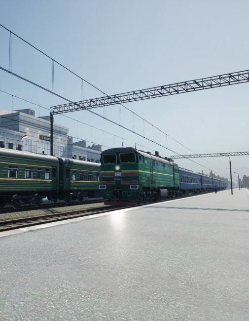 Обложка инди-игры Train Travel Simulator