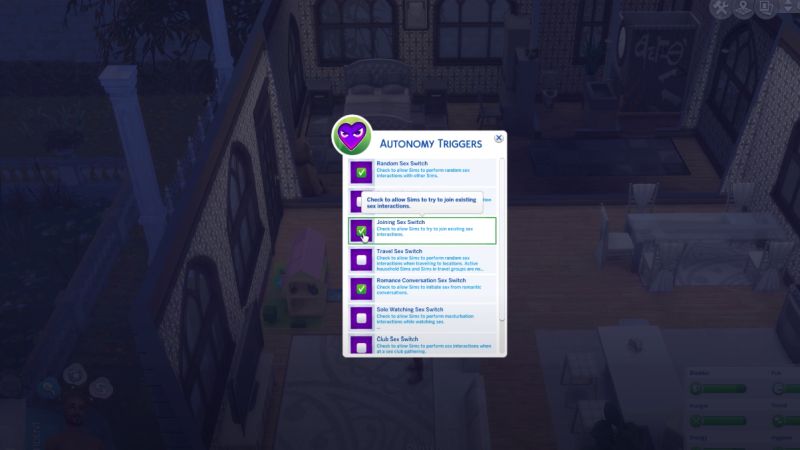 The Sims 4: WickedWhims Mod - Скриншот 4.