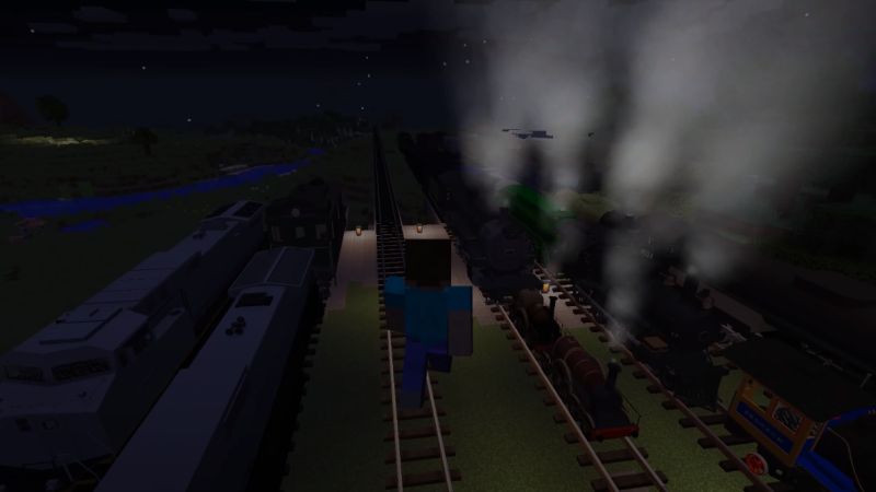 Minecraft: Мод на поезда [1.12.2] - Скриншот 3