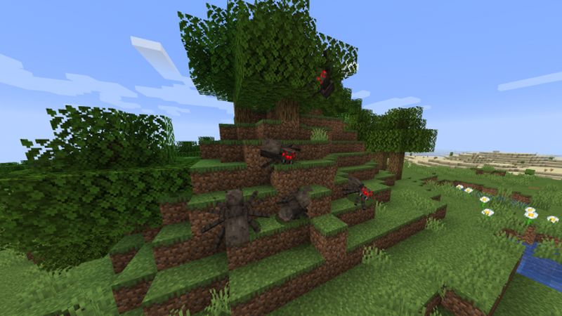 Minecraft: Мод на пауков 1.12.2 - Скриншот 2