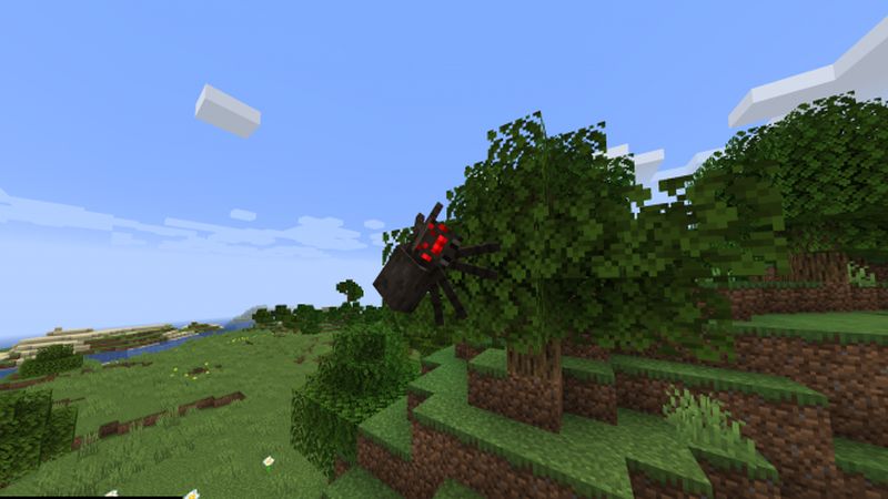 Minecraft: Мод на пауков 1.12.2 - Скриншот 1