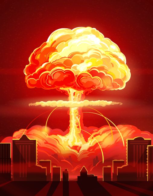 Обложка инди-игры Minecraft: Мод на ядерные бомбы [1.12.2]
