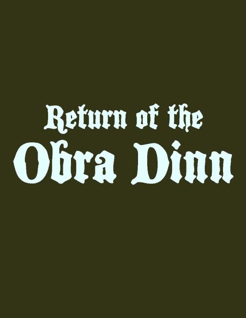 Обложка инди-игры Return of the Obra Dinn