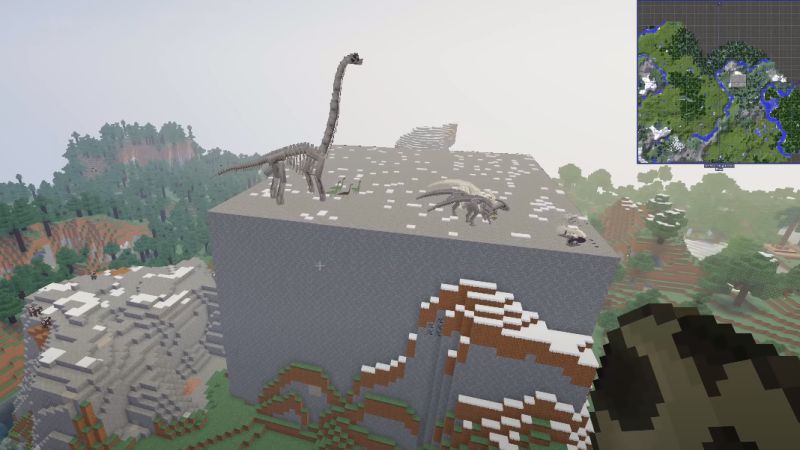 Minecraft: Мод на динозавров [1.12.2] - Скриншот 1