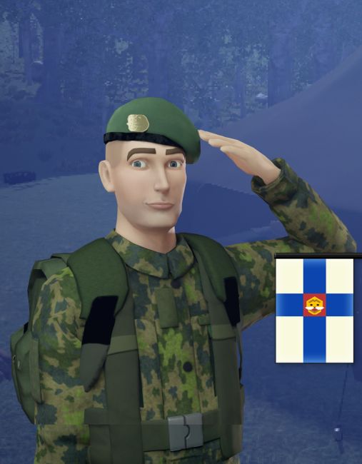 Обложка инди-игры Finnish Army Simulator