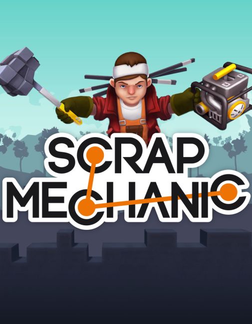 Обложка инди-игры Scrap Mechanic: Постройки и машины