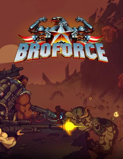 Обложка инди-игры Broforce