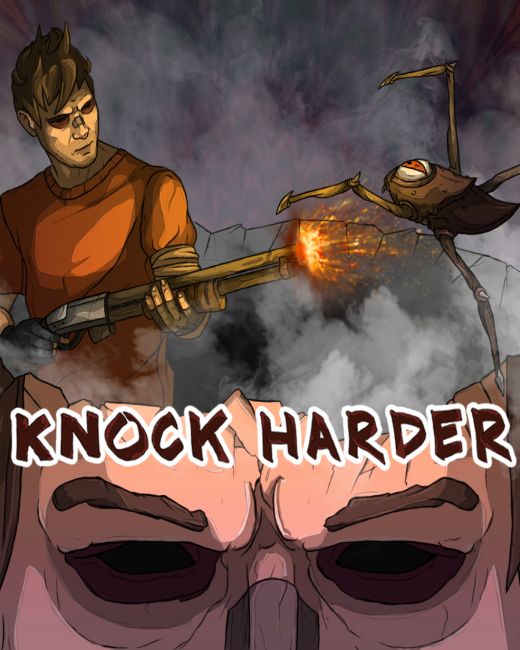 Обложка инди-игры Knock Harder
