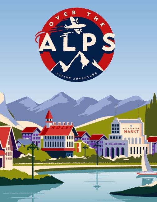 Обложка инди-игры Over the Alps