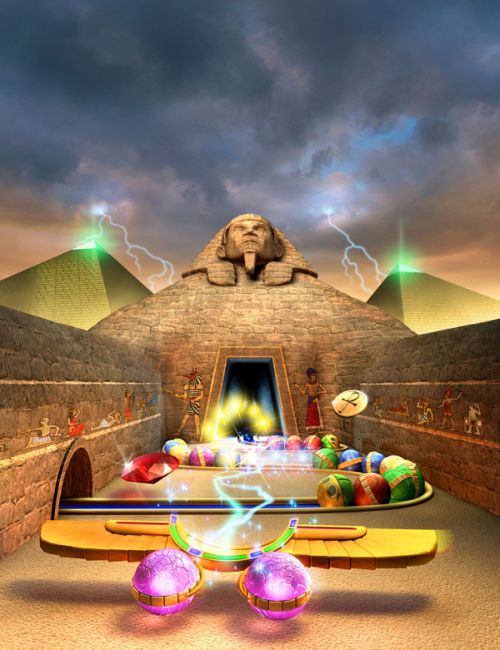 Обложка инди-игры Luxor Amun Rising