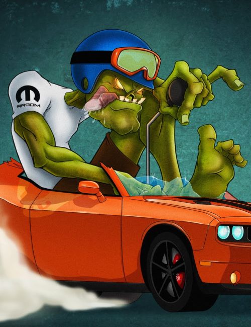 Обложка инди-игры Monster Dash Hill Racer