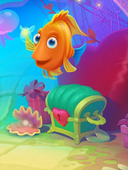 Обложка инди-игры Fishdom Spooky