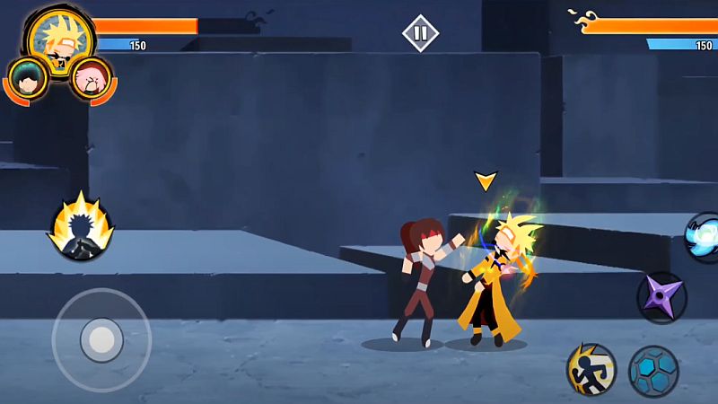 Stickman Ninja Fight - Скриншот 1