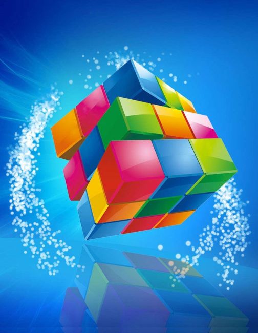 Обложка инди-игры Веселые кубики